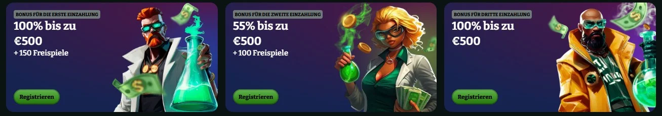 Boomzino Casino Boni und Aktionen