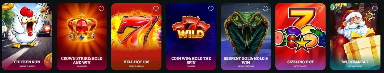 Boomzino Casino Slots und Automaten